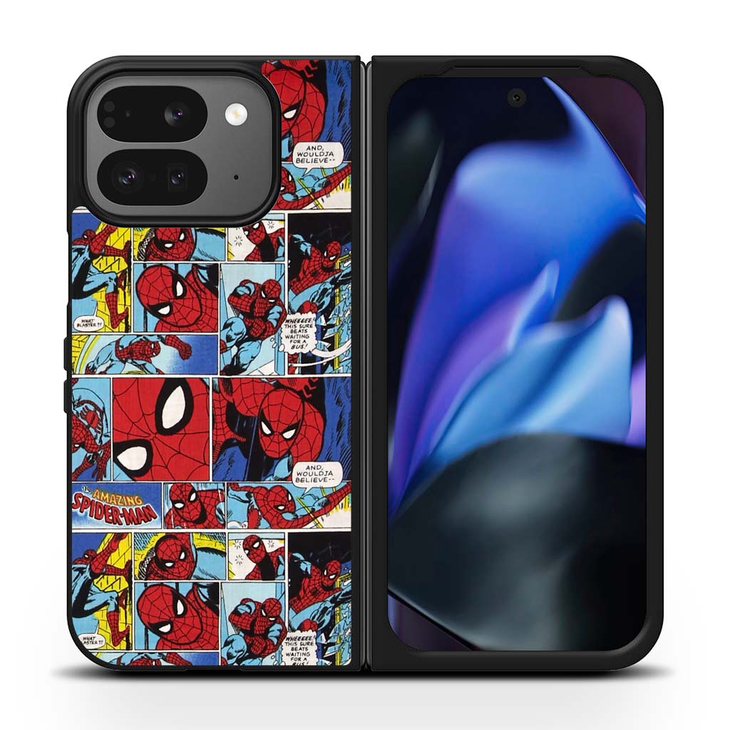 The Amazing Spider-Man Marvel Comics Panel Google Pixel 9 series case ...